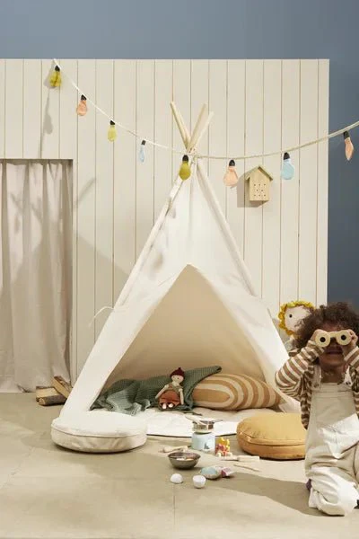 Kid's Concept Tipi Tent Gebroken Wit 110 x 110 x 160 - Image 3