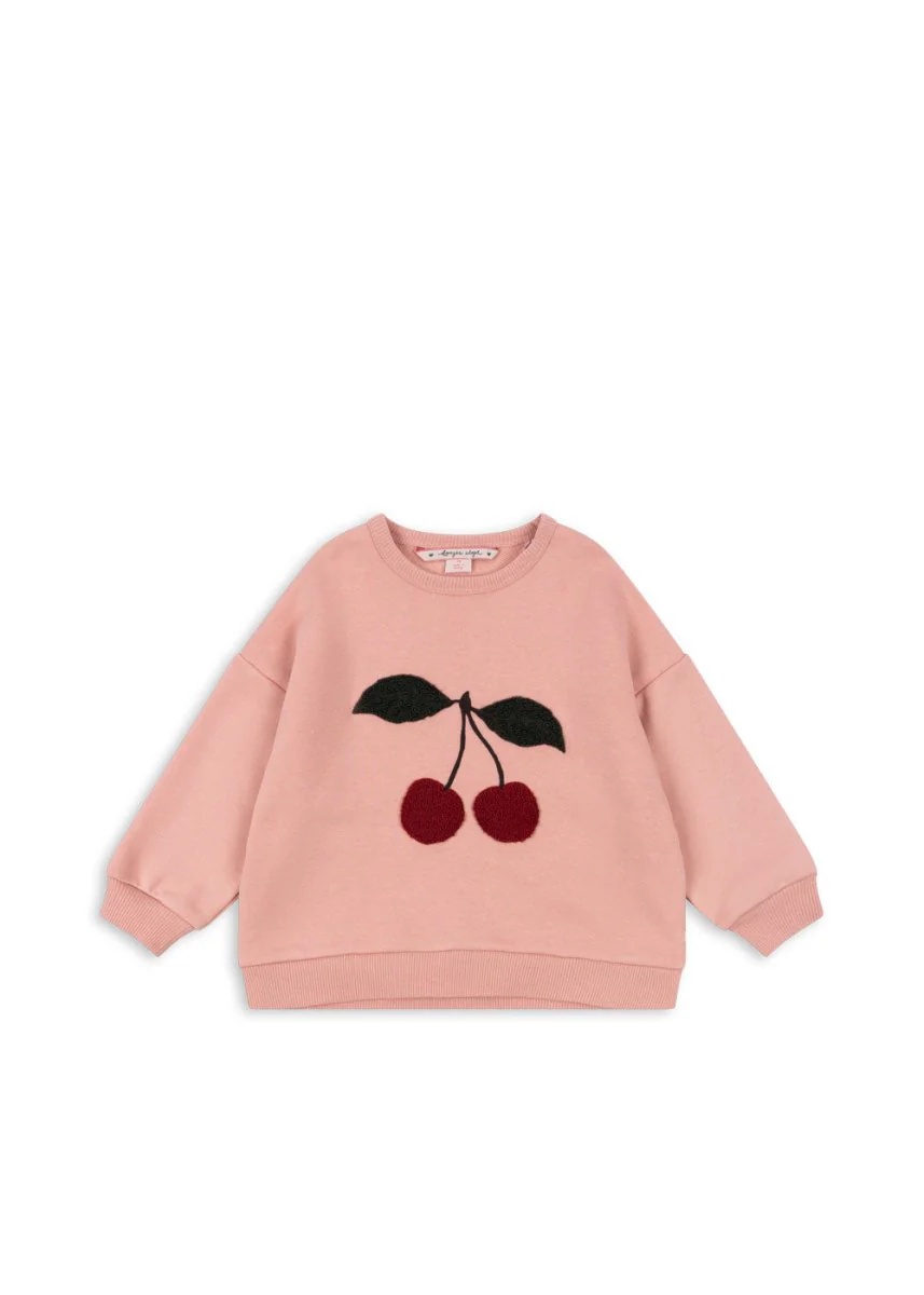Konges Slojd Baby Sweater Lou Terry Sweat OCS Mellow Rose