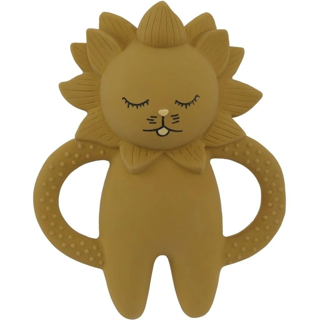 Konges Sløjd Bijtring Lion Mustard 13x10cm