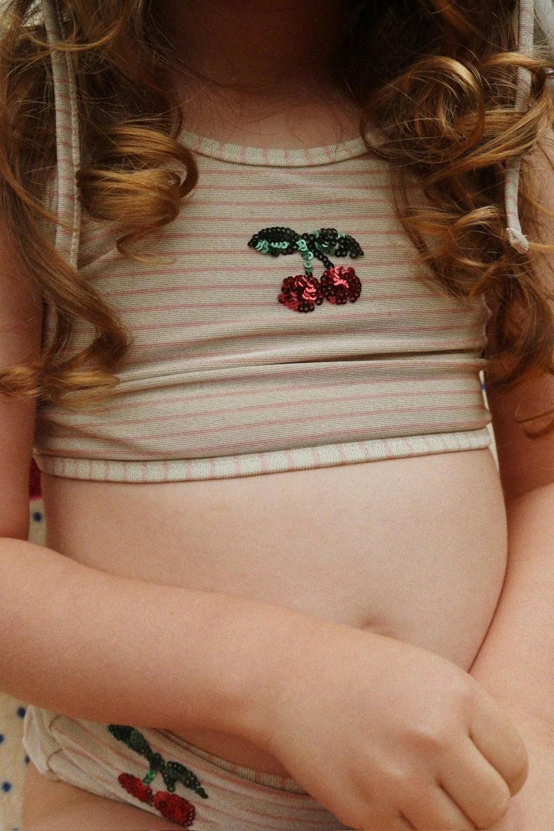 Konges Sløjd Bikini Kind Jade Rose Stripe - Image 3