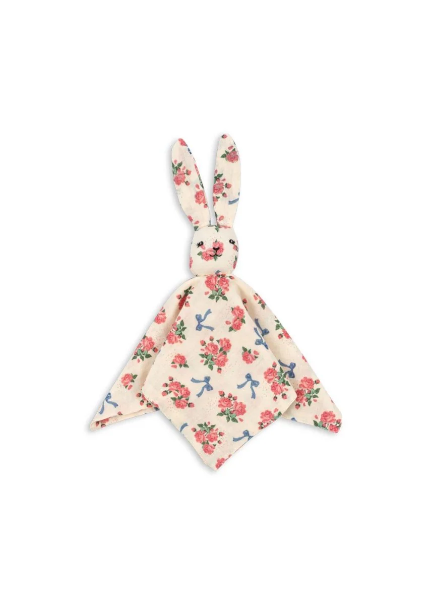 Konges Sløjd Knuffeldoekje Sleepy Rabbit Stripe Blue