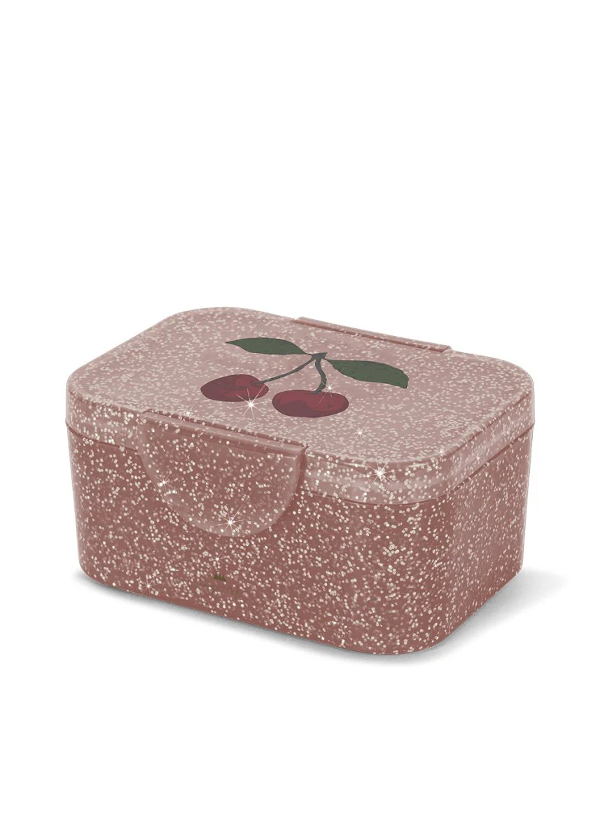 Konges Sløjd Lunchtrommel Glitter Cherry