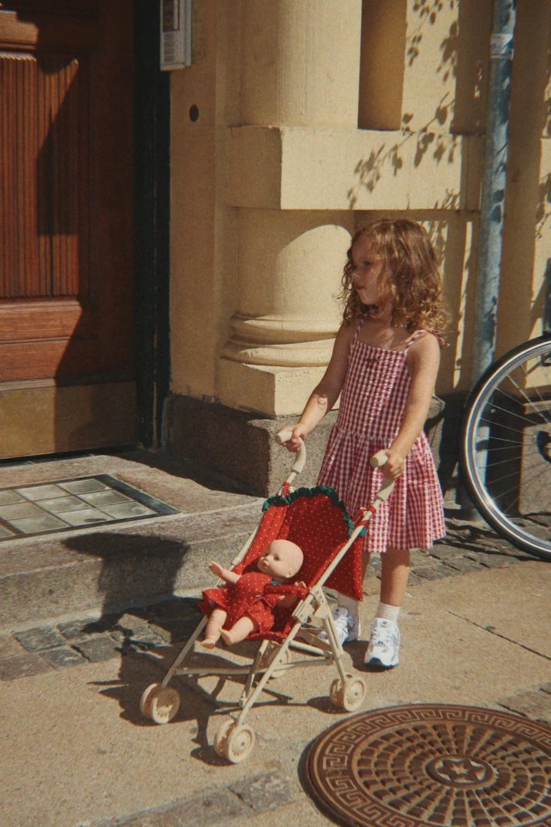 Konges Sløjd Poppenbuggy Fraise Dot - Image 3