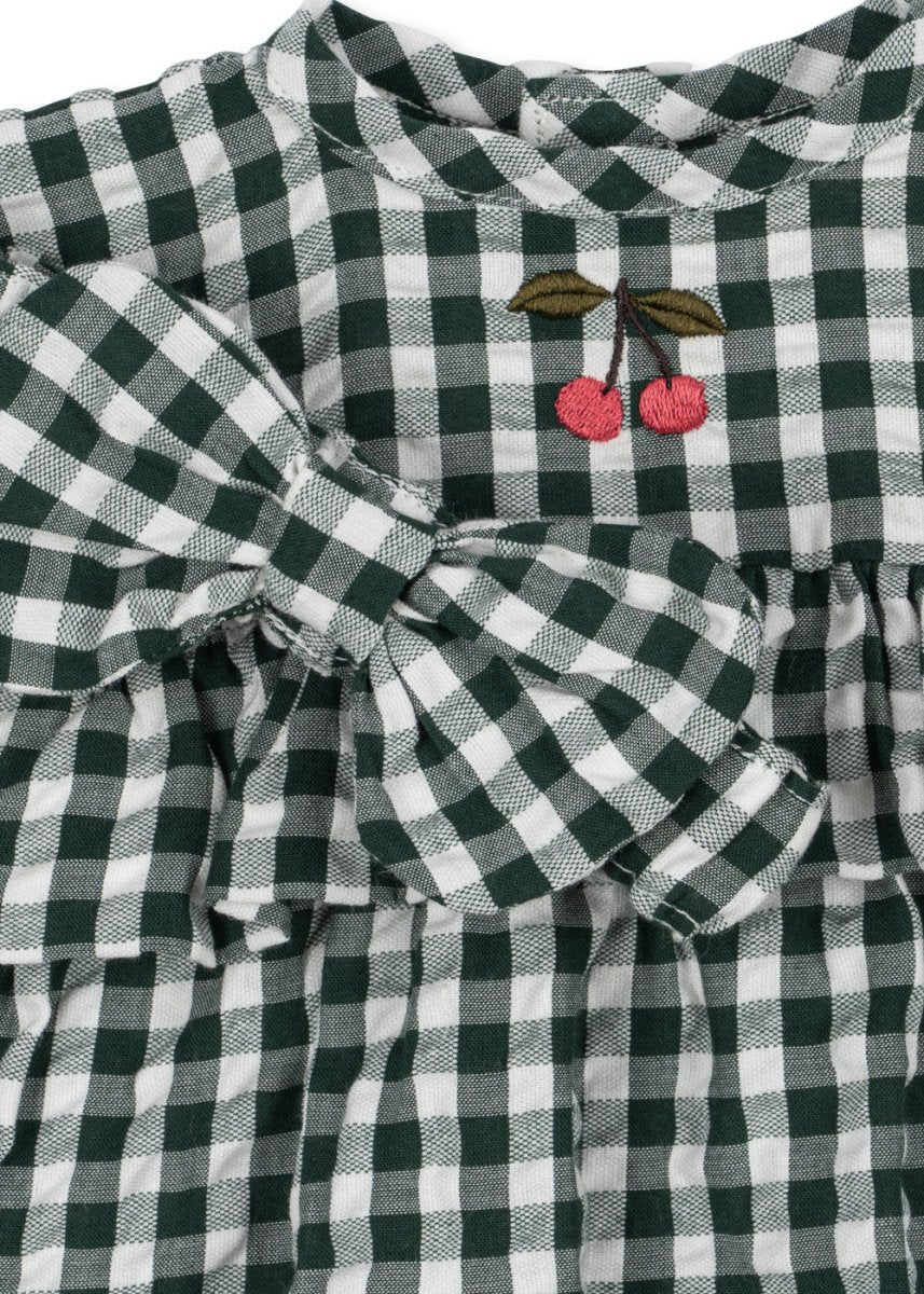Konges Slojd Poppenkleertjes Green Check - Image 2