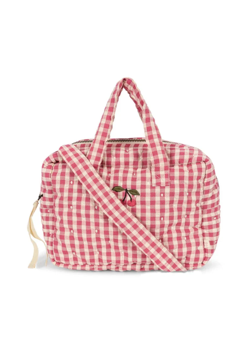 Konges Sløjd Poppenwagen Tas Bubblegum Check