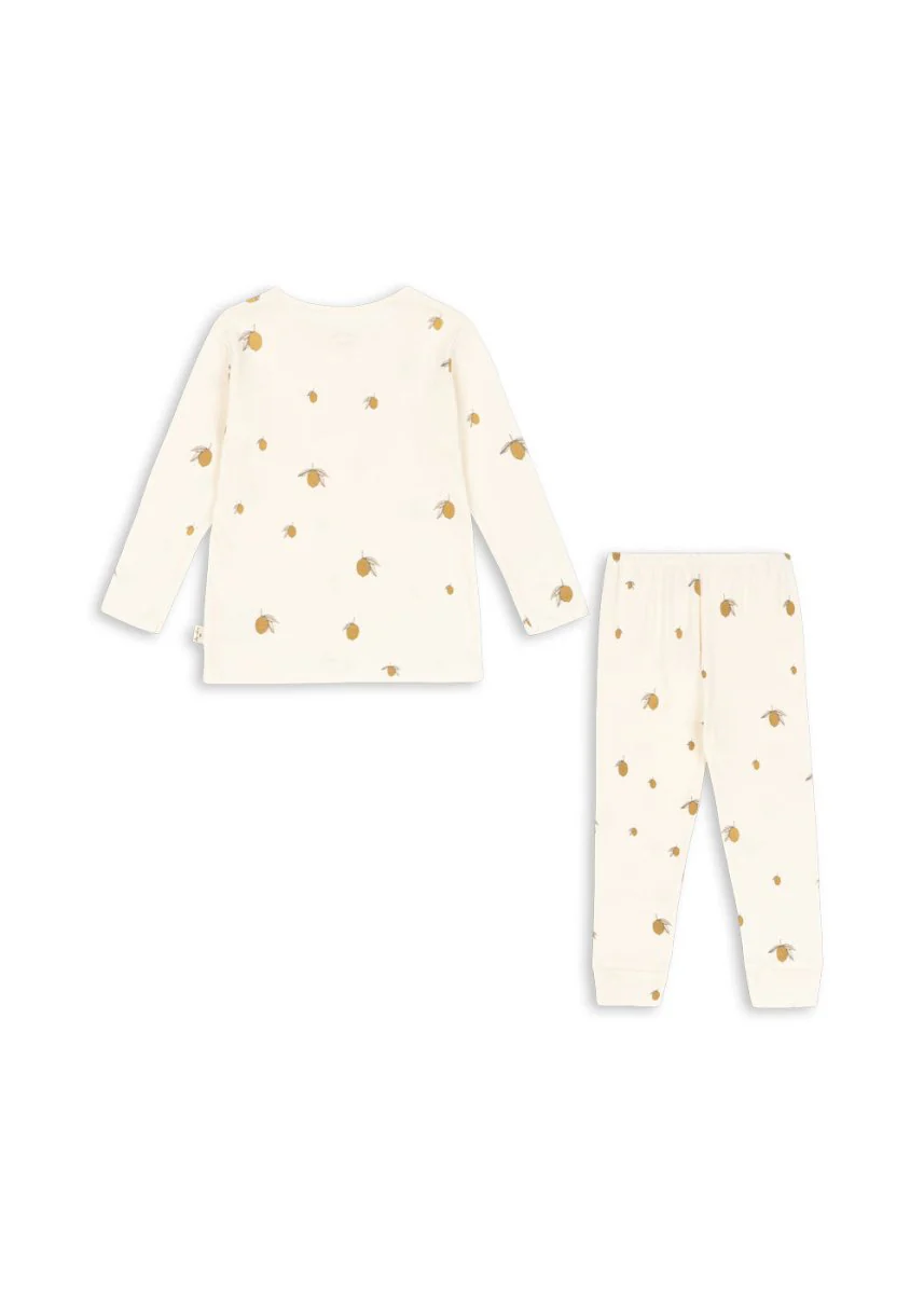 Konges Slojd Pyjama GOTS Lemon - Image 2
