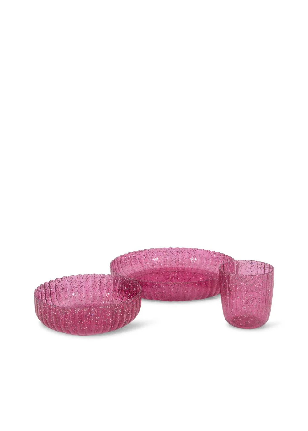 Konges Sløjd Serviesset Glitter Sprakling Sangria 3St - Image 2