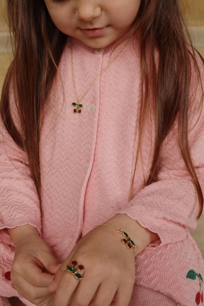 Konges Slojd Sieraden Set Cherry Gold - Image 2
