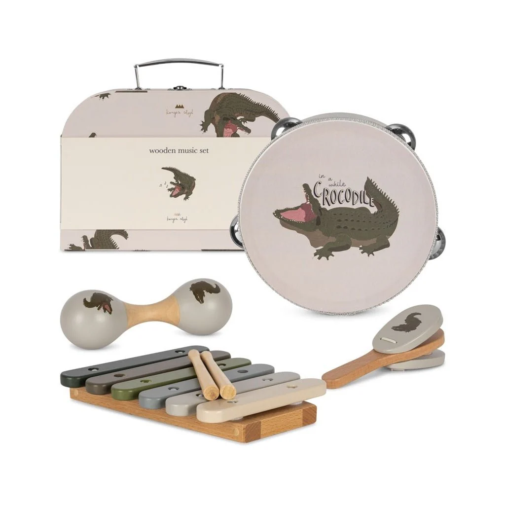 Konges Sløjd Speelkoffer Muziek Set Crocodille - Image 2