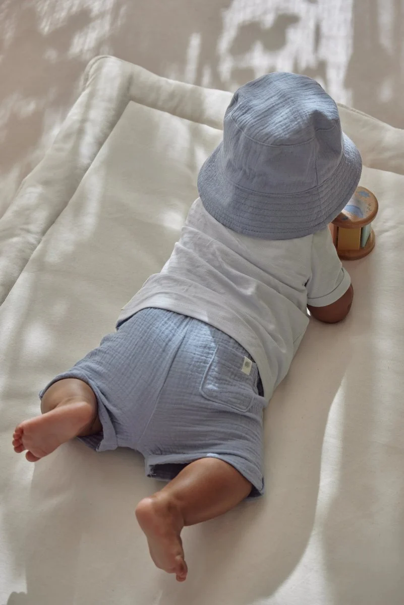 Korte broek blauw Stone Blue - Image 6