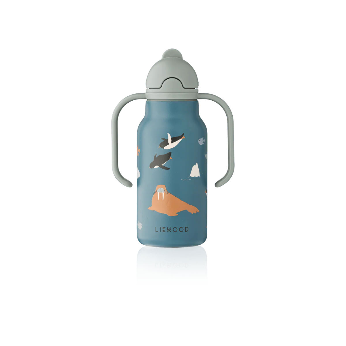 Liewood Kimmie Waterfles Arctic Sea / Ocean view 250ml