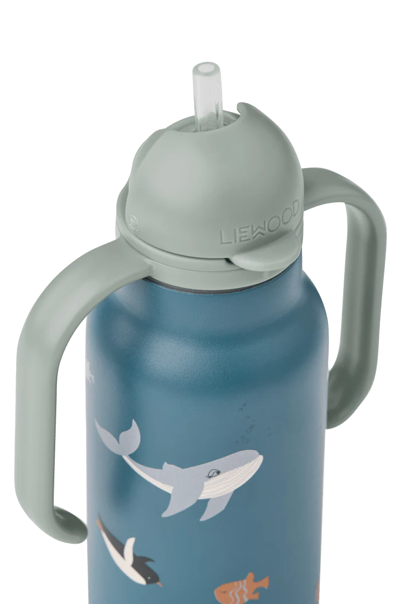 Liewood Kimmie Waterfles Arctic Sea / Ocean view 250ml - Image 2