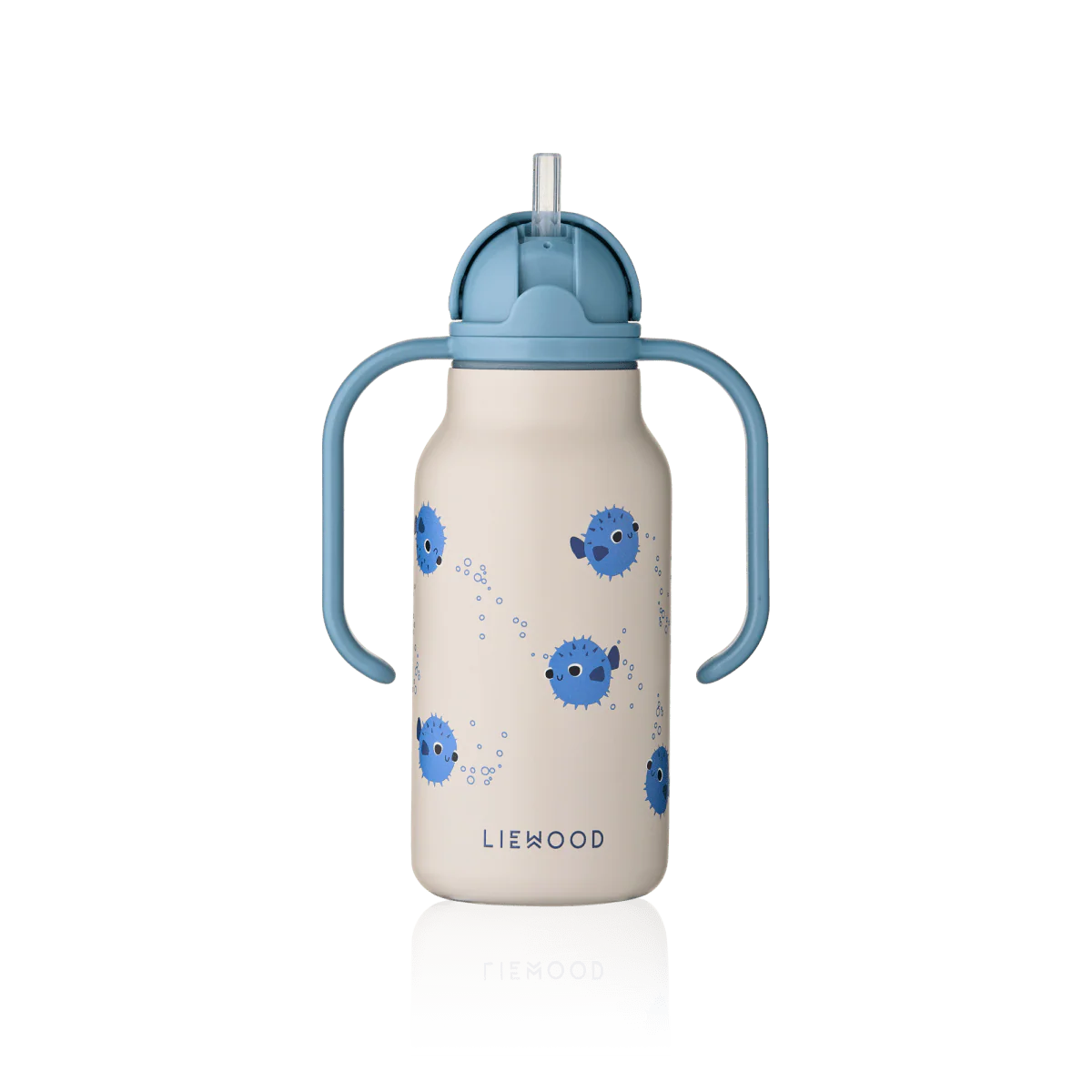 Liewood Kimmie Waterfles Pufferfish / Sandy 250ml - Image 2