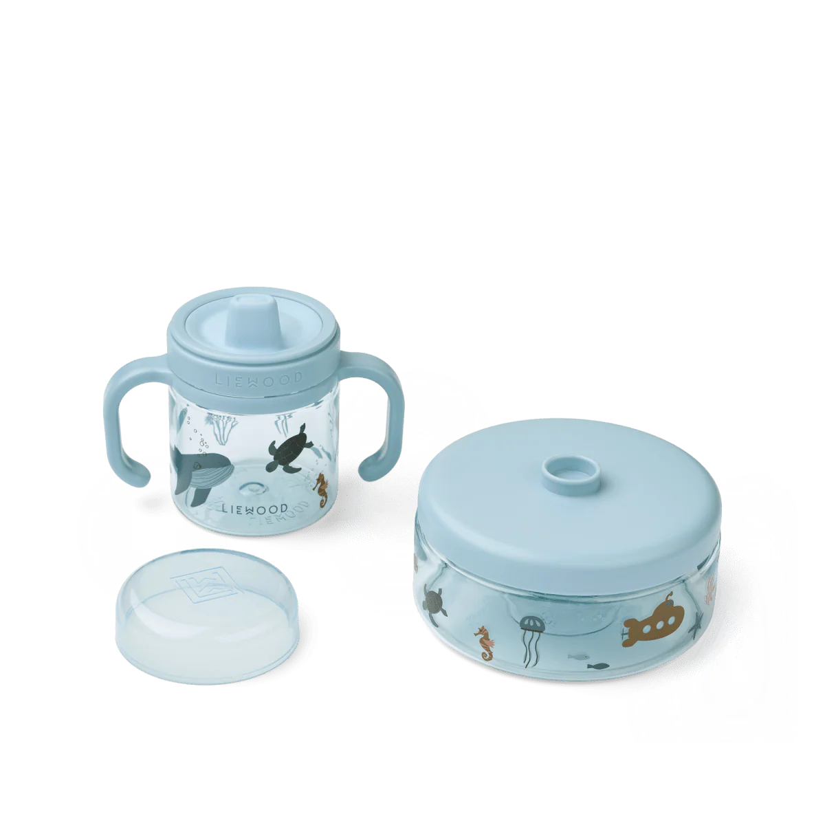 Liewood Kinderservies Set Beatrix Sea Creature Sandy