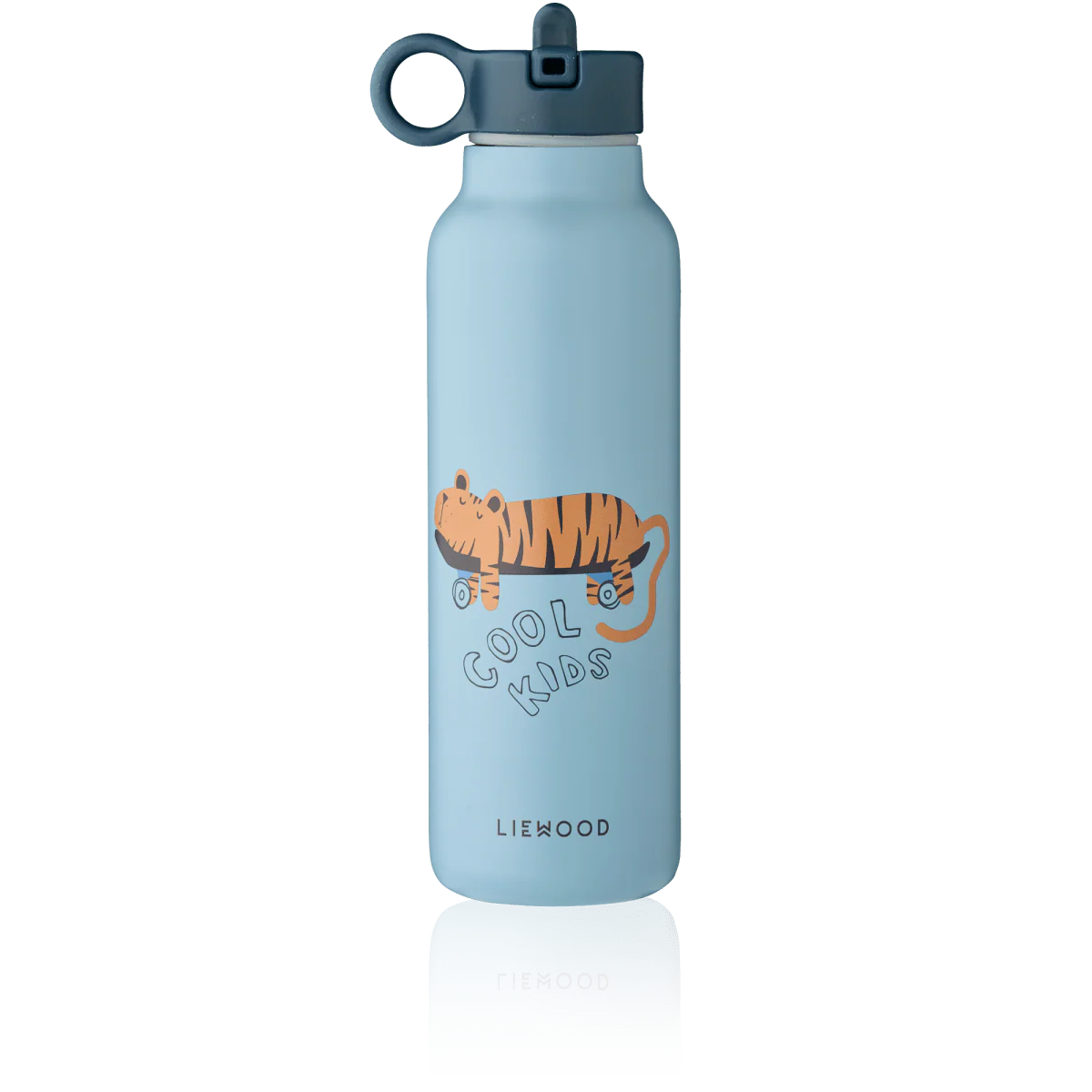 Liewood Rietjesbeker Falk Tiger/ Beach Blue 500Ml