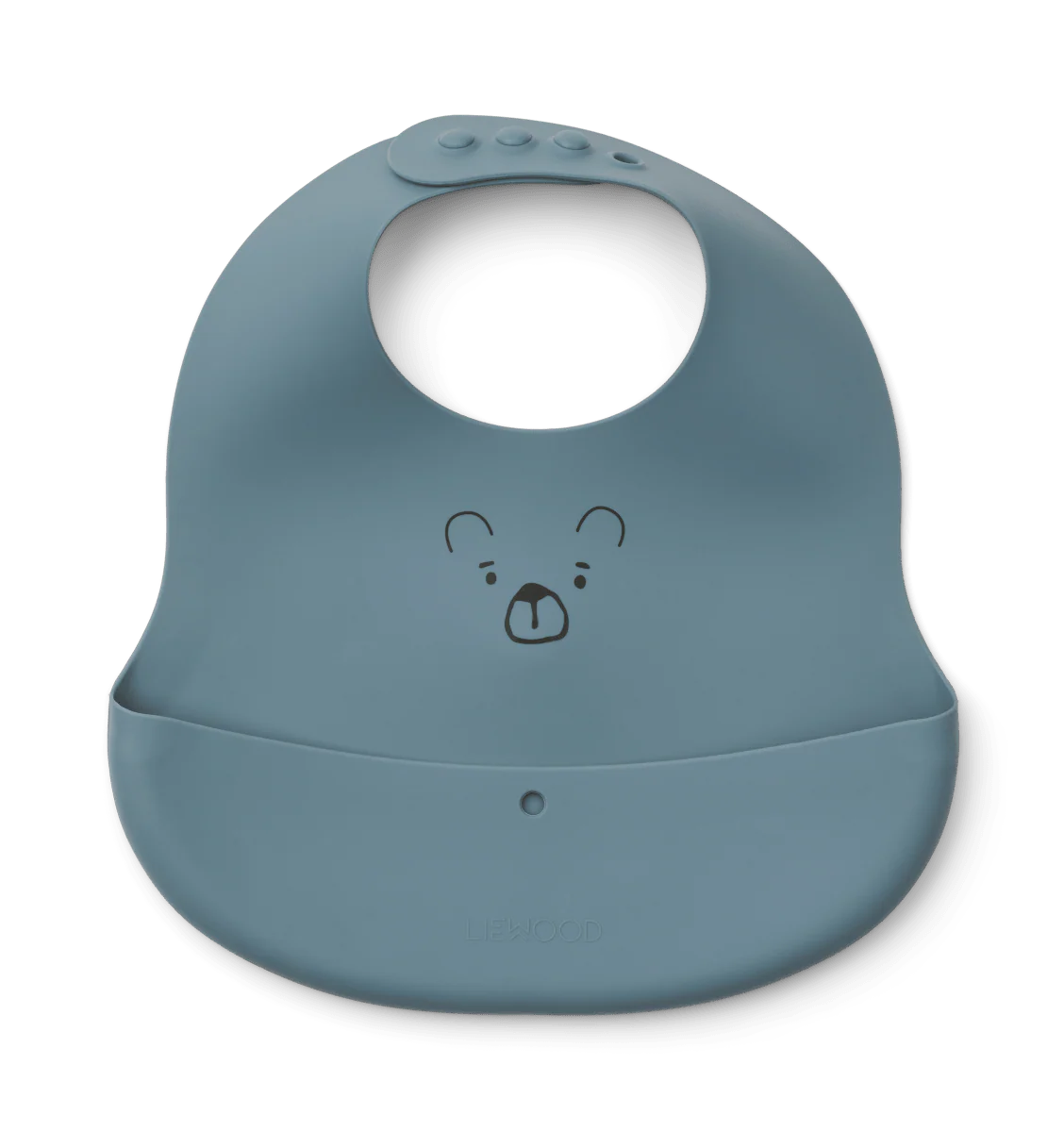 Liewood Slabbetje Ember Mr Bear dove blue / whale blue - Image 2