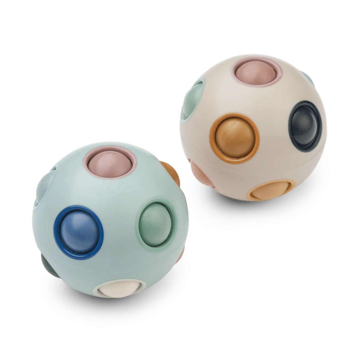 Liewood Solene Puzzelbal Ice blue multi mix 2 delig