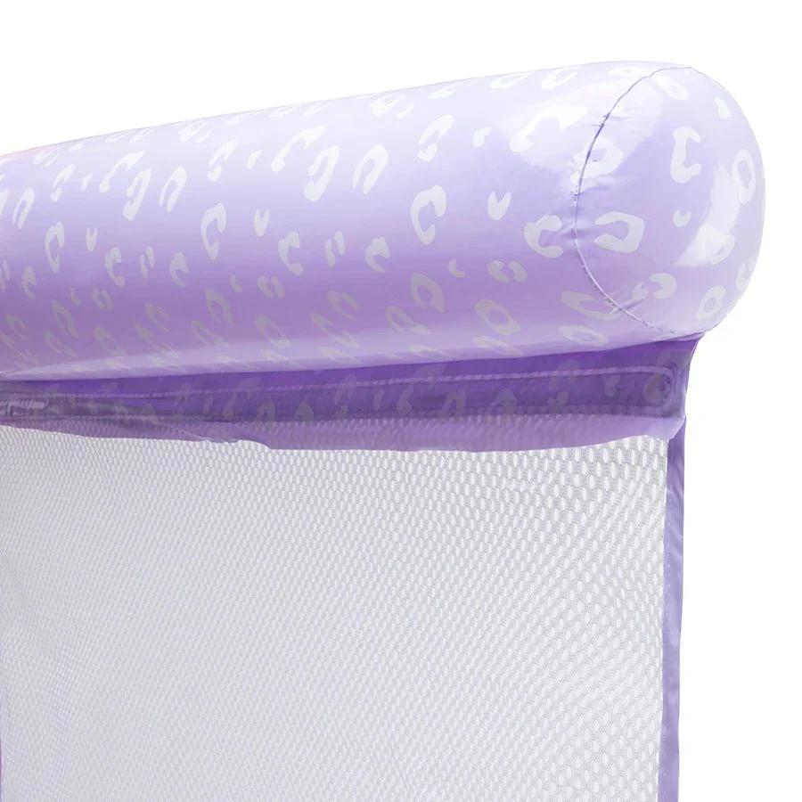 Lila Leopard Opblaasbare Waterhangmat - Image 2