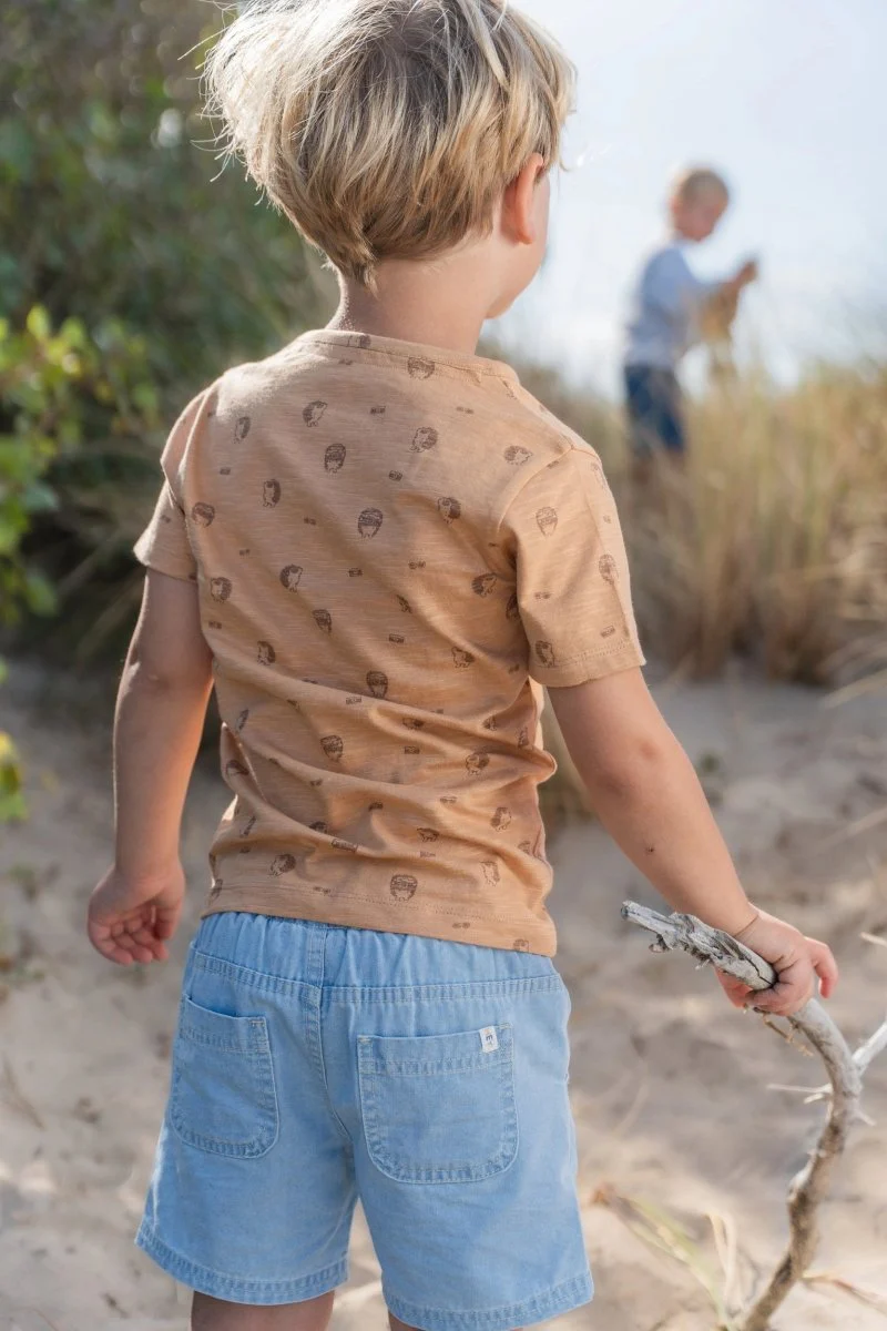 Little Dutch Baby Broekje Kort Denim Met Elastische Band - Image 8