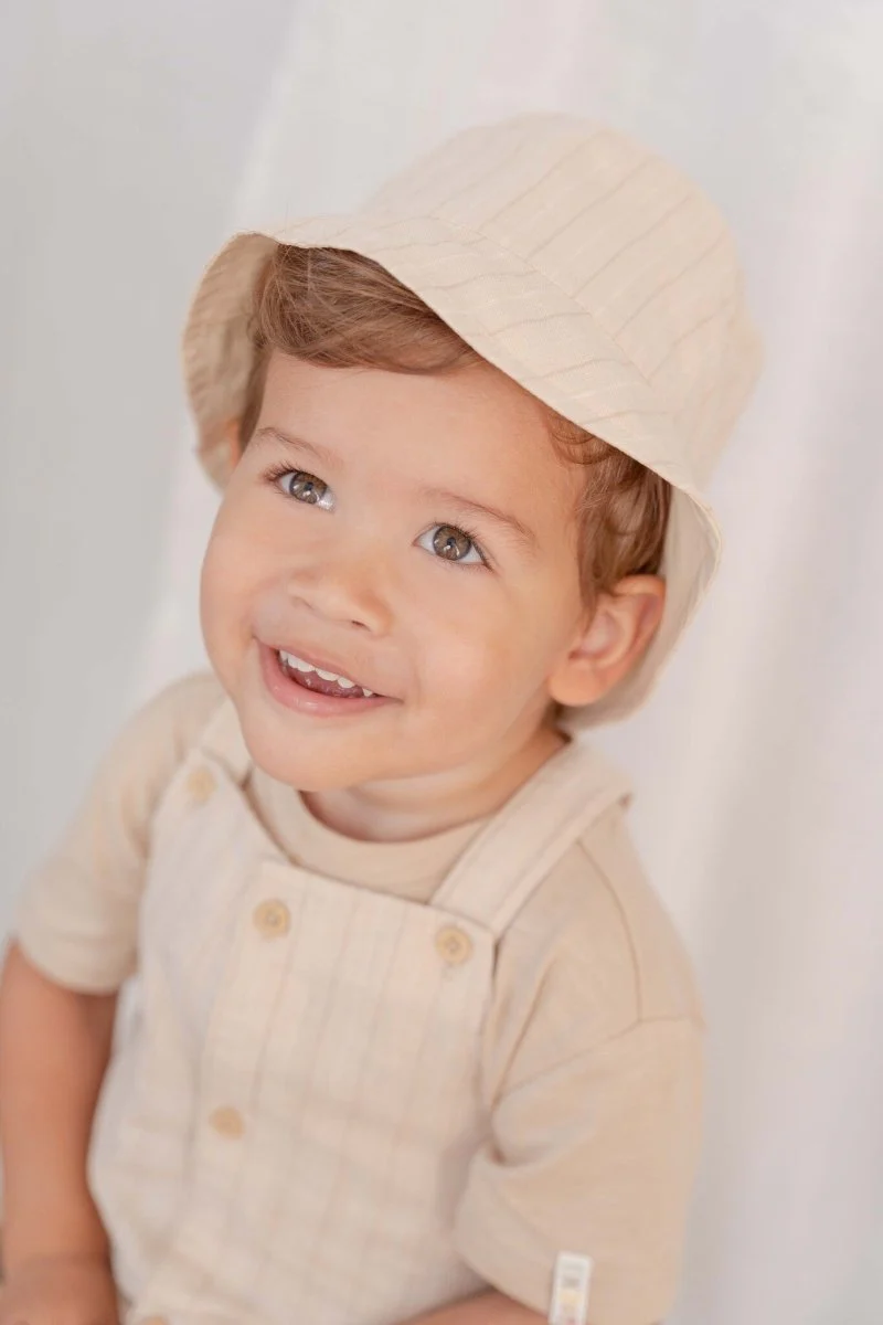 Little Dutch Baby Jumpsuit Sand Stripes - Image 5