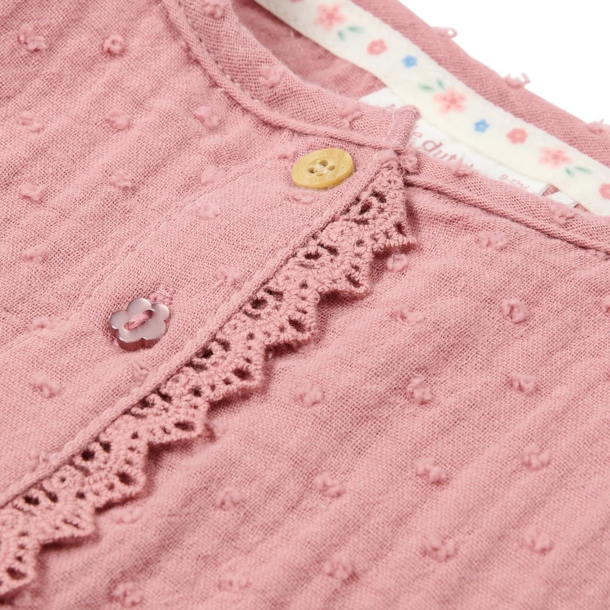 Little Dutch Baby Jurkje Lange Mouw Pink Blush - Image 3