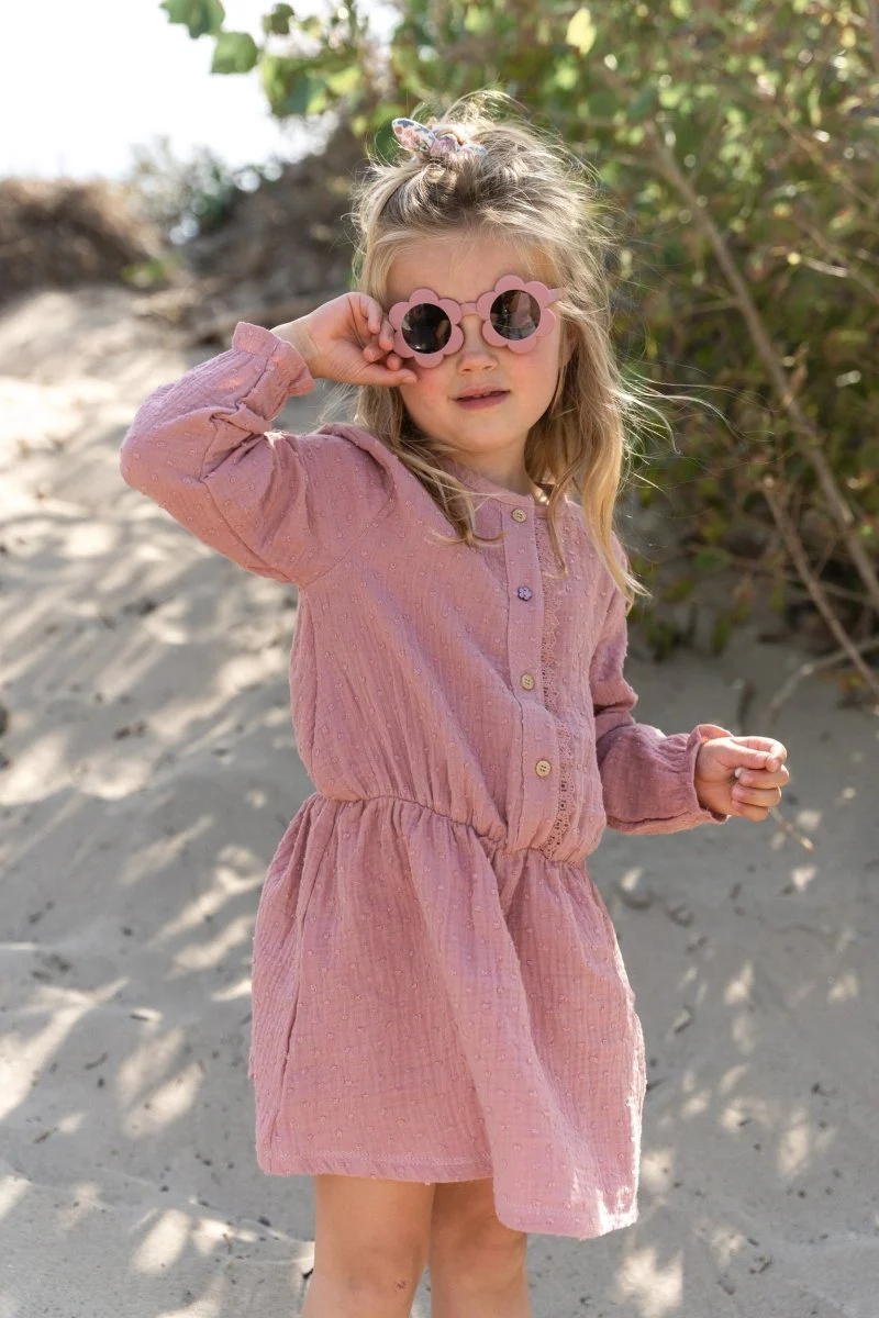 Little Dutch Baby Jurkje Lange Mouw Pink Blush - Image 4