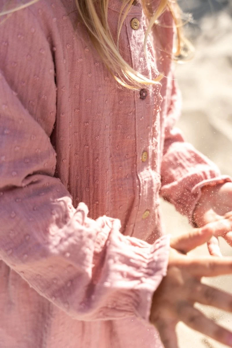 Little Dutch Baby Jurkje Lange Mouw Pink Blush - Image 7