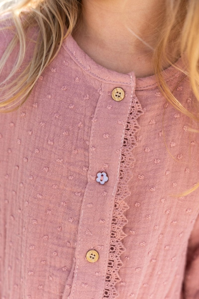 Little Dutch Baby Jurkje Lange Mouw Pink Blush - Image 8