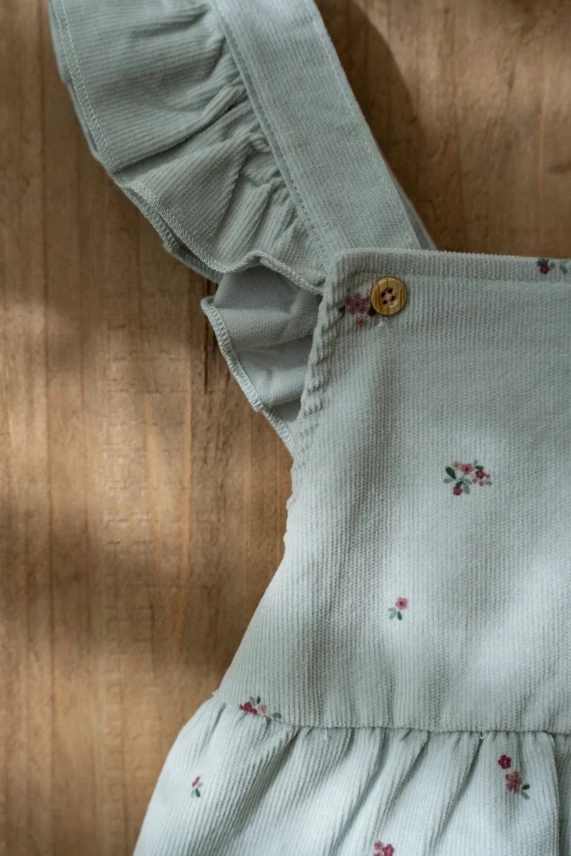 Little Dutch Baby Jurkje Mouwloos Fairy Green Flower - Image 8