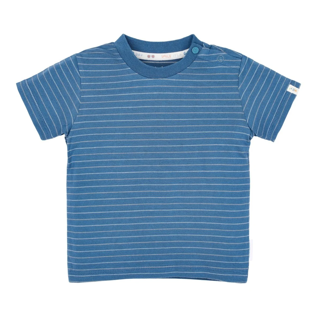 Little Dutch Baby Shirt Korte Mouw Indigo Stripe