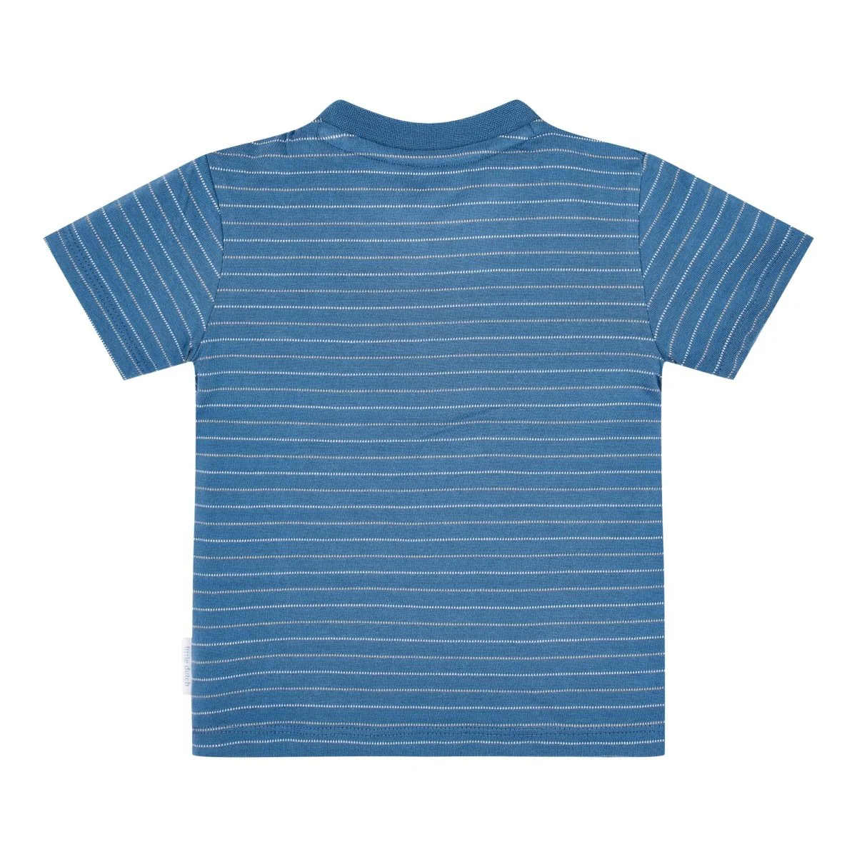 Little Dutch Baby Shirt Korte Mouw Indigo Stripe - Image 2