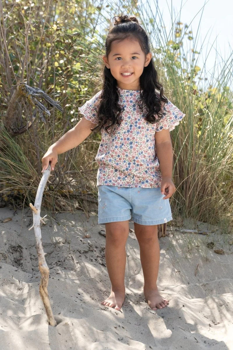 Little Dutch Baby Shirt Korte Mouw Meadow Flowers - Image 9