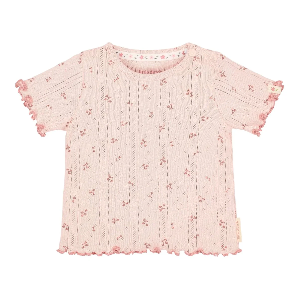 Little Dutch Baby Shirt Korte Mouw Roze Fairy Flowers
