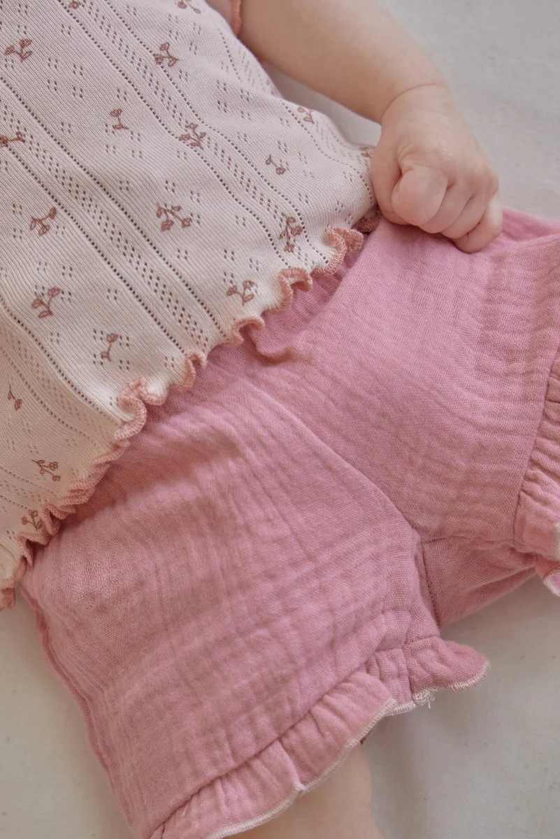 Little Dutch Baby Shirt Korte Mouw Roze Fairy Flowers - Image 7