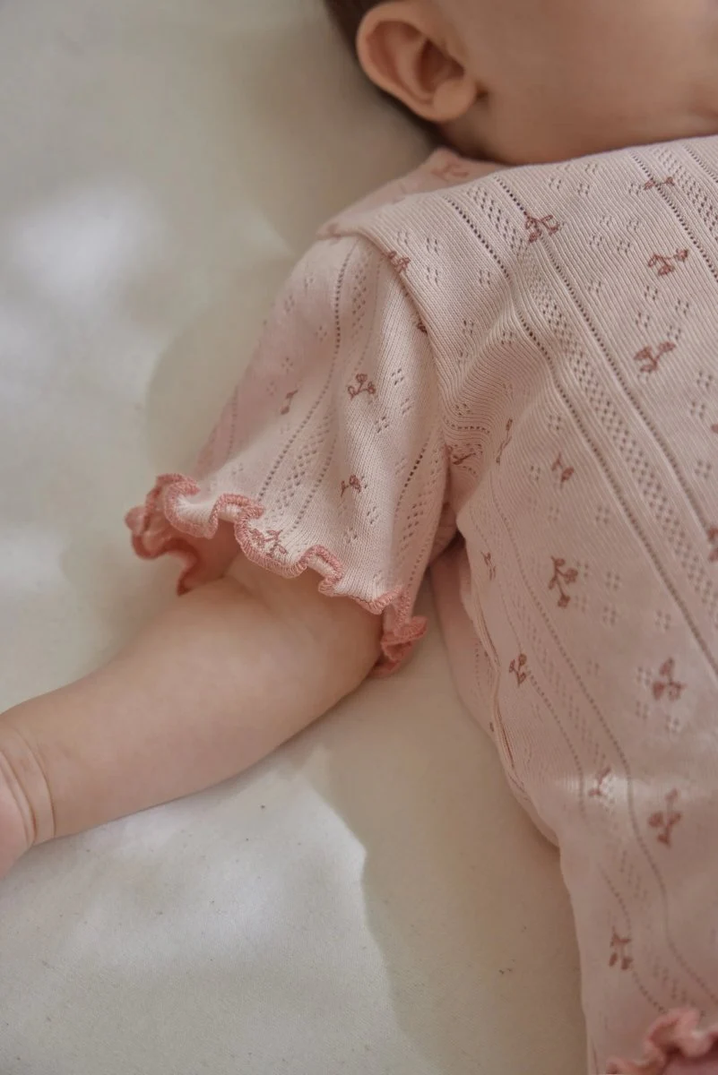 Little Dutch Baby Shirt Korte Mouw Roze Fairy Flowers - Image 9