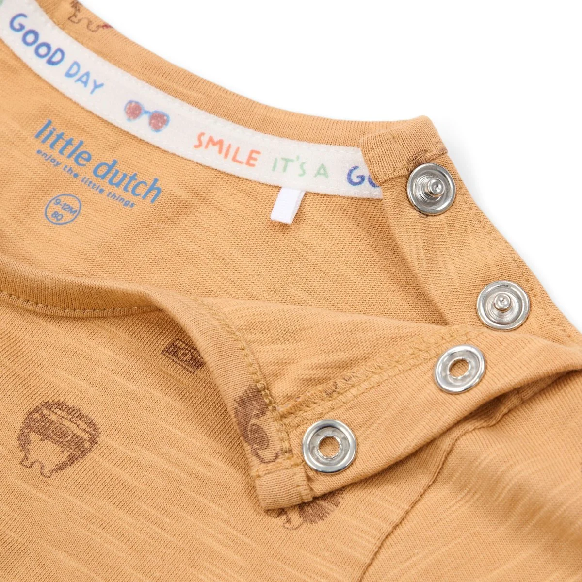 Little Dutch Baby Shirt Korte Mouw Rust - Image 3