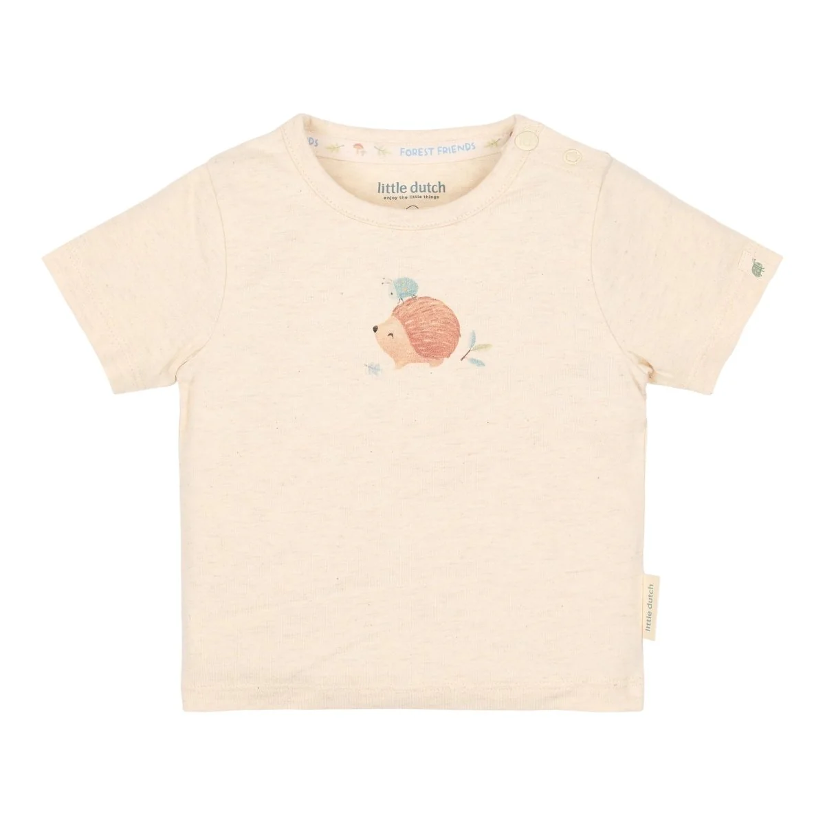 Little Dutch Baby Shirt Korte Mouw Sand Melee