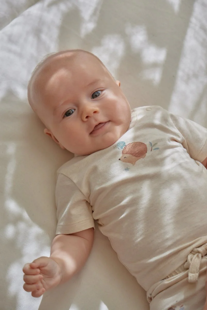 Little Dutch Baby Shirt Korte Mouw Sand Melee - Image 4