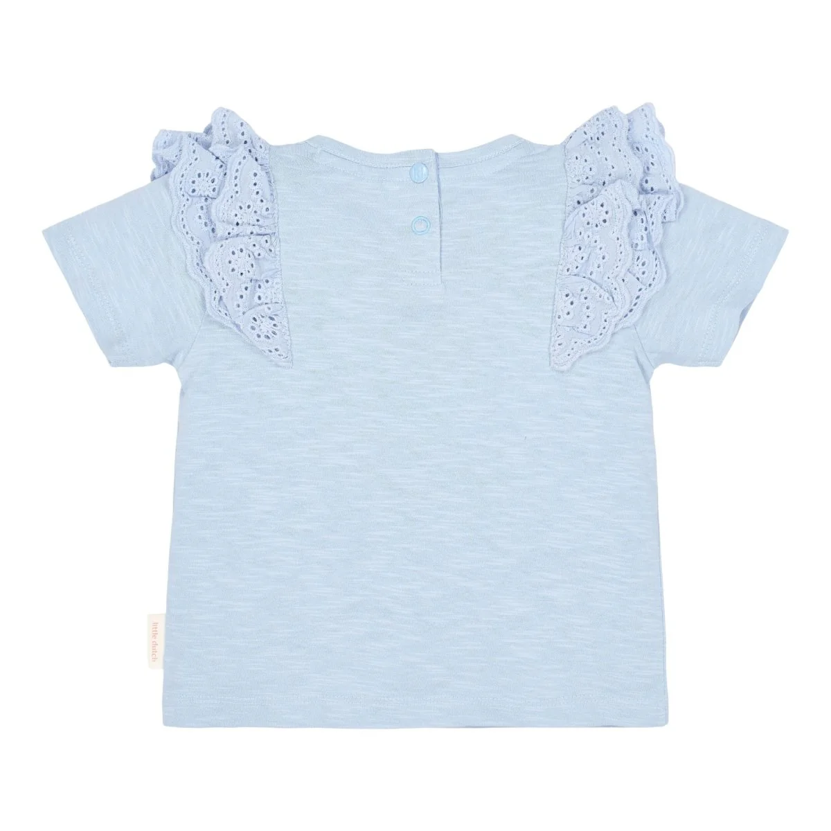 Little Dutch Baby Shirt Korte Mouw Sky Blue - Image 2