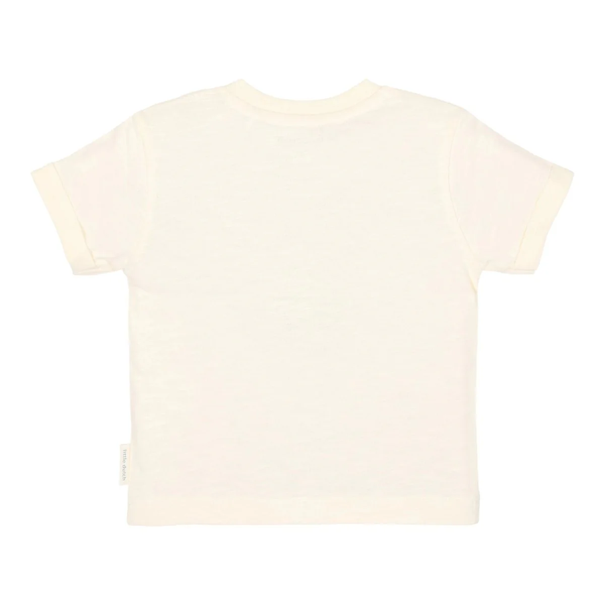 Little Dutch Baby Shirt Korte Mouw Smile It'S A Good Day Creme - Image 2