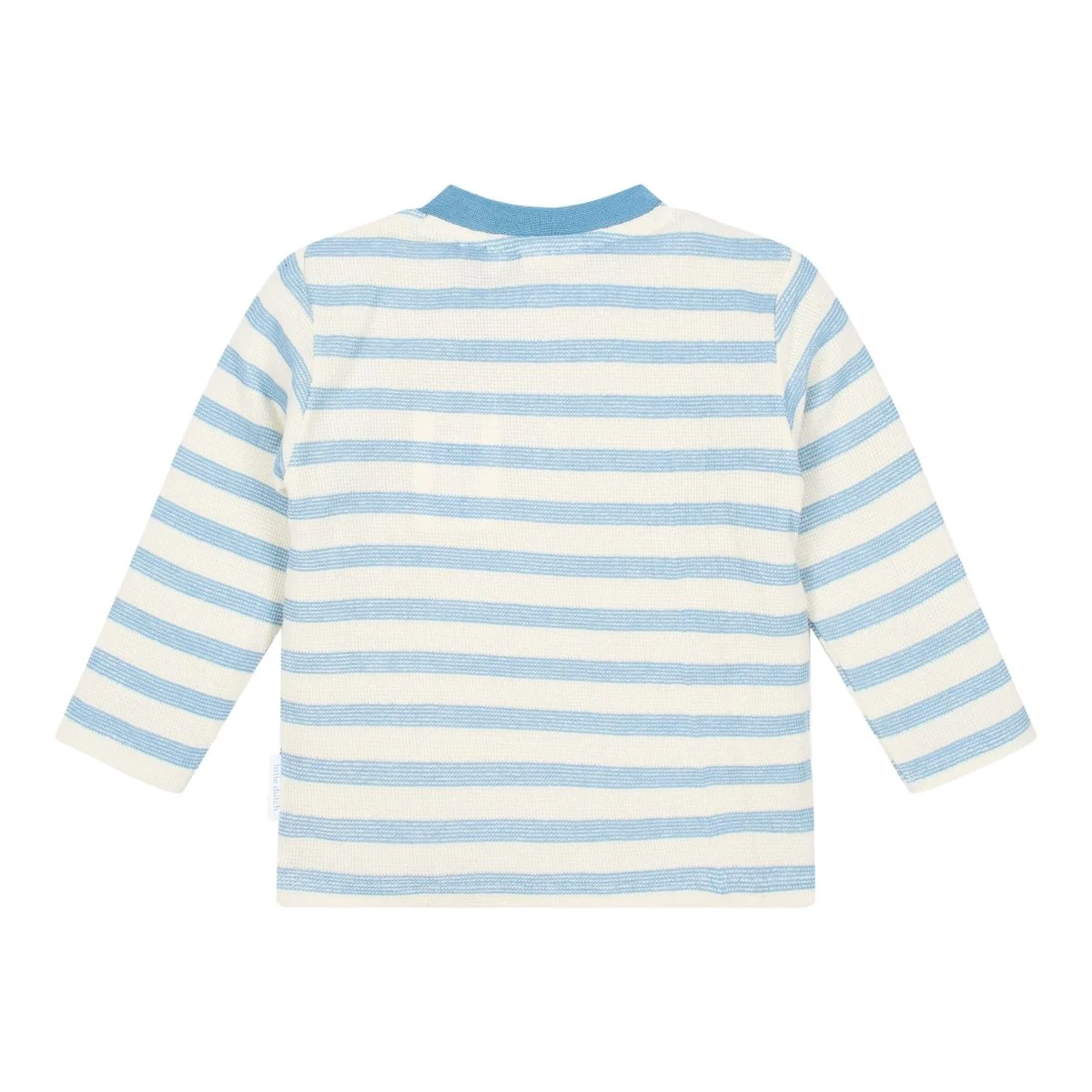 Little Dutch Baby Shirt Lange Mouw Steel Blue Stripe - Image 2
