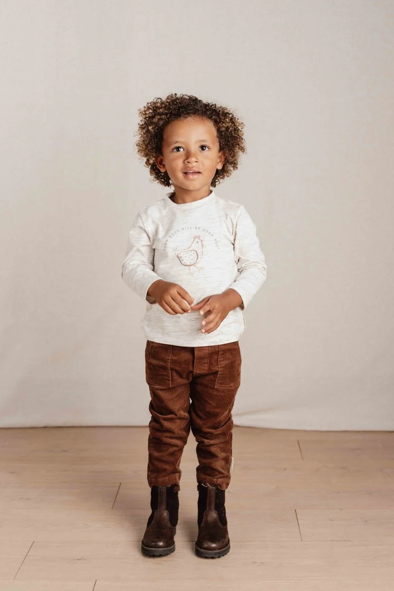 Little Dutch Baby Shirt Lange Mouwen Off White - Image 3