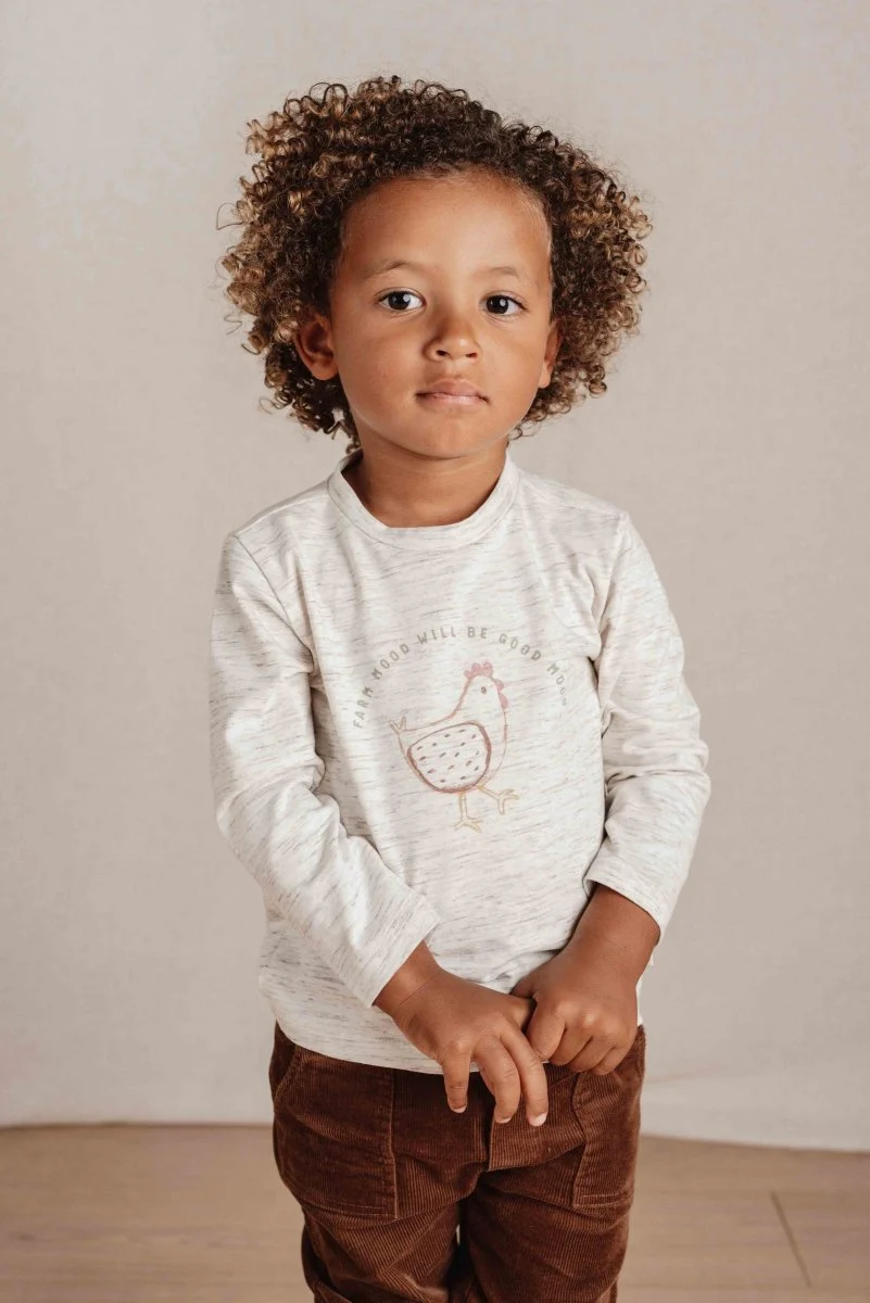 Little Dutch Baby Shirt Lange Mouwen Off White - Image 4