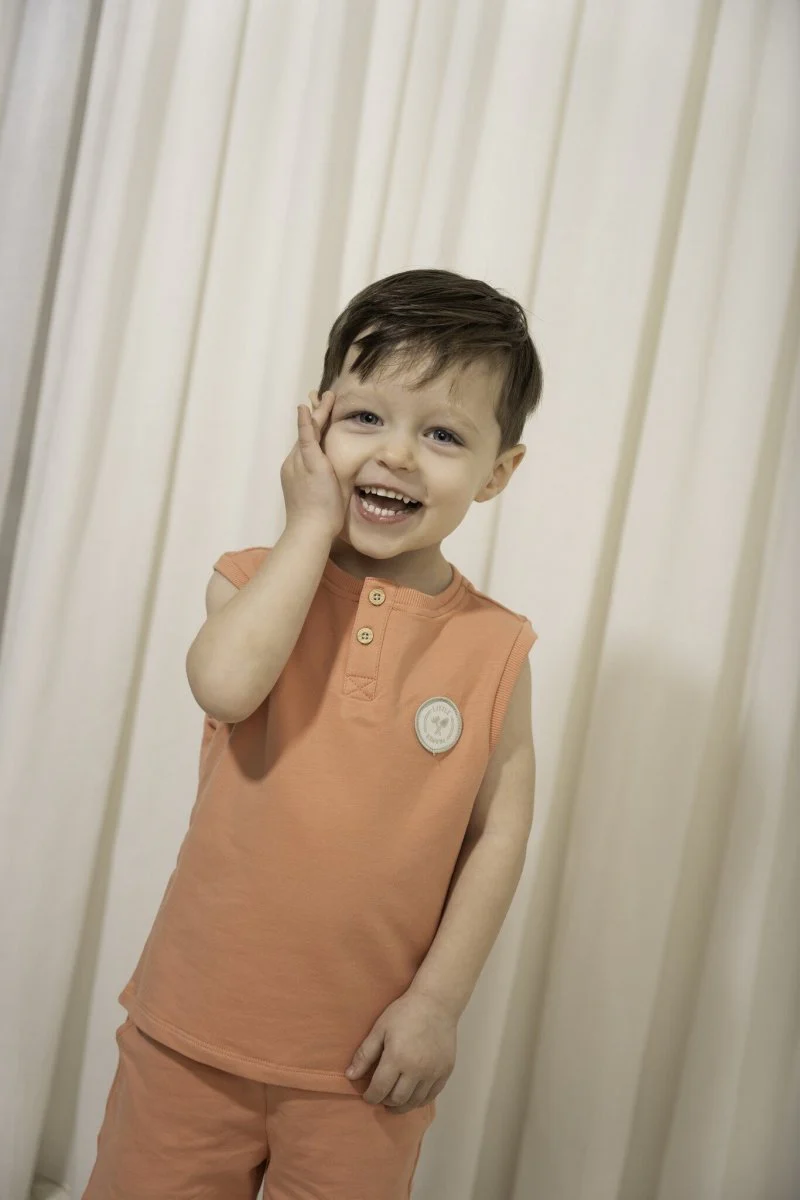 Little Dutch Baby Shirt Little Farmer Red - Image 4