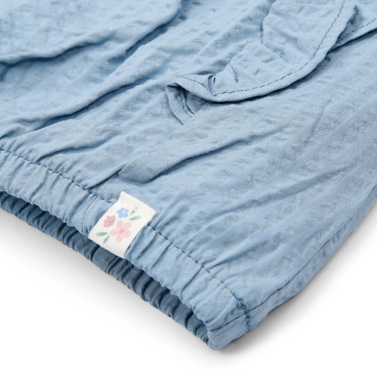 Little Dutch Baby Shirt Mouwloos Denim Blue - Image 4
