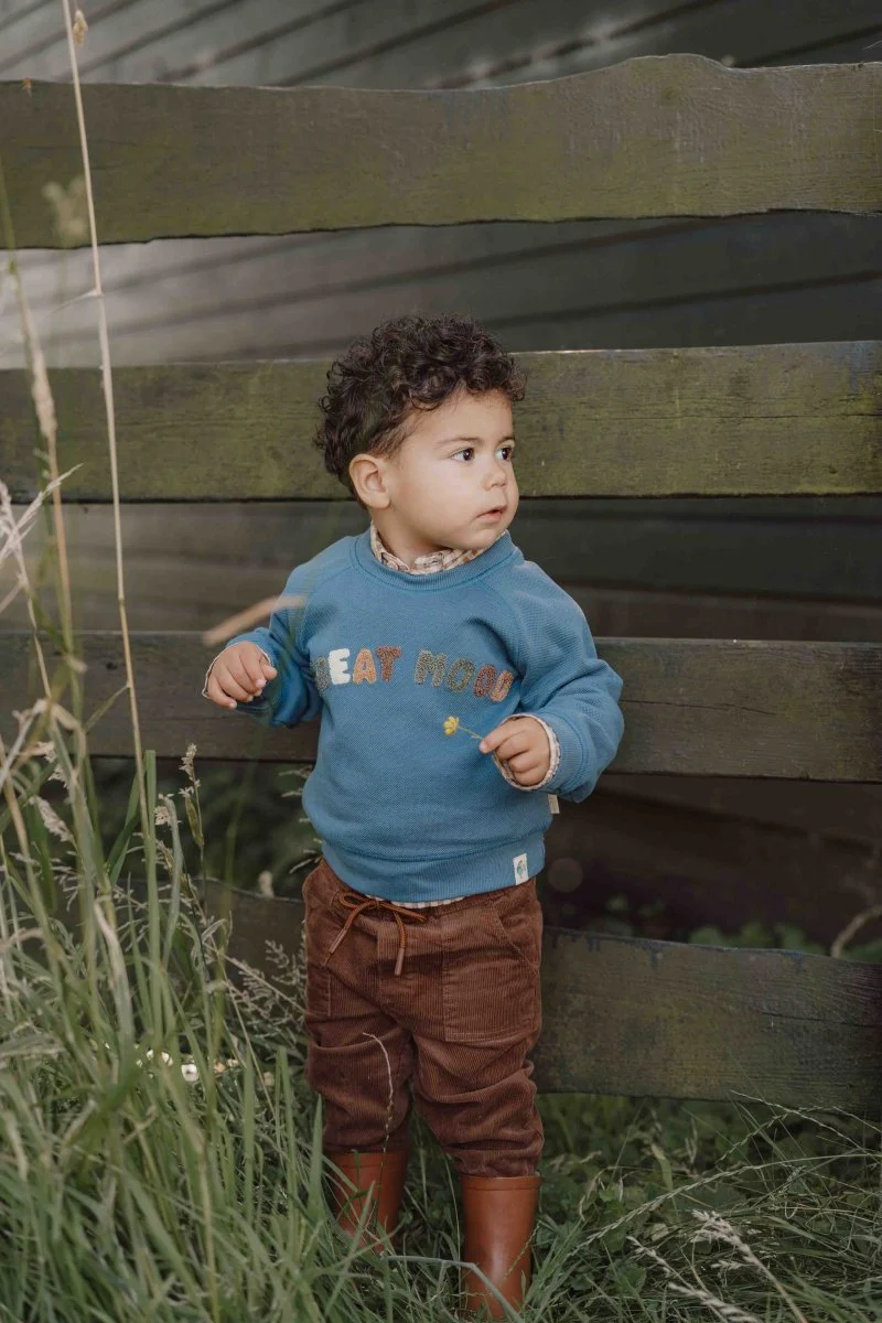 Little Dutch Baby Sweater Dark Blue - Image 4