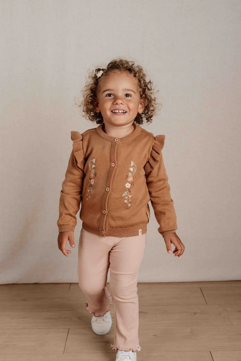 Little Dutch Baby Vestje Gebreid Brown - Image 5