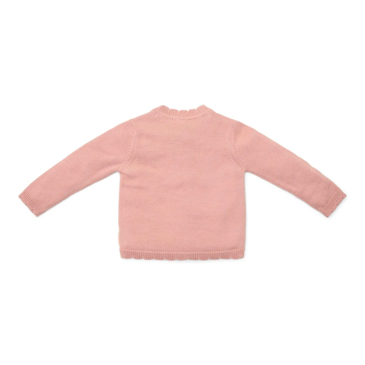 Little Dutch Baby Vestje Gebreid Soft Rose - Image 4
