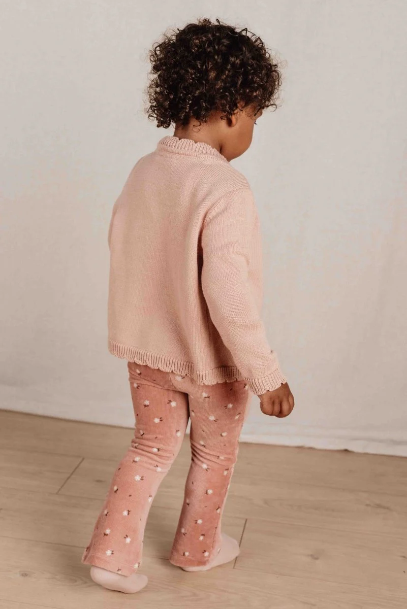 Little Dutch Baby Vestje Gebreid Soft Rose - Image 8