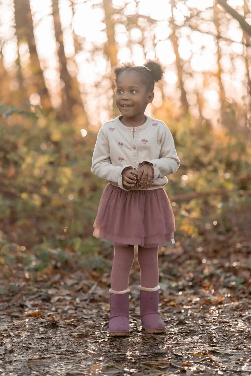 Little Dutch Baby Vestje Ruffles Gebreid Sand - Image 8